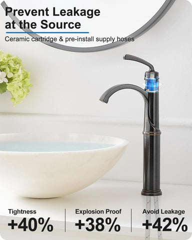 HEYMYTAP oil rubbed bronze finish adds warmth and durable shine