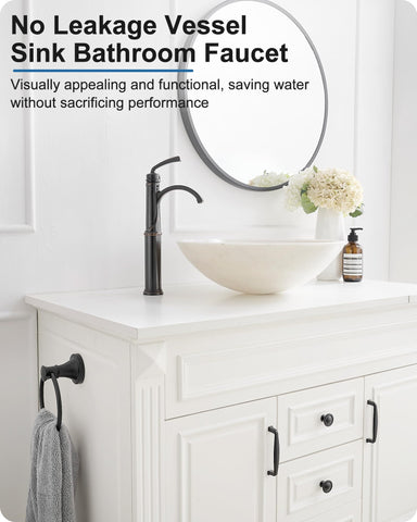 HEYMYTAP oil rubbed bronze finish adds farmhouse charm