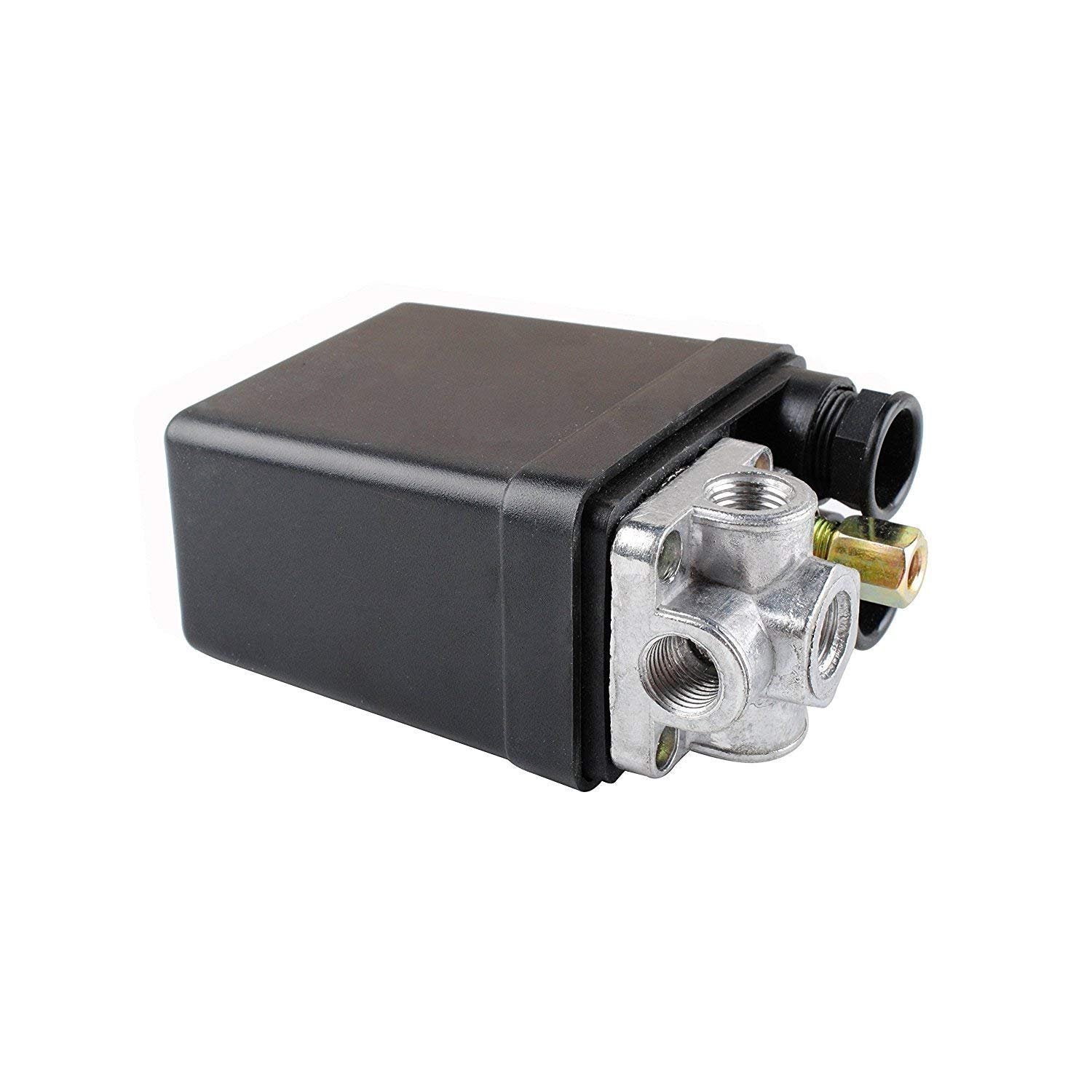 Heywood switch red knob detail, easy manual control for quick setup.
