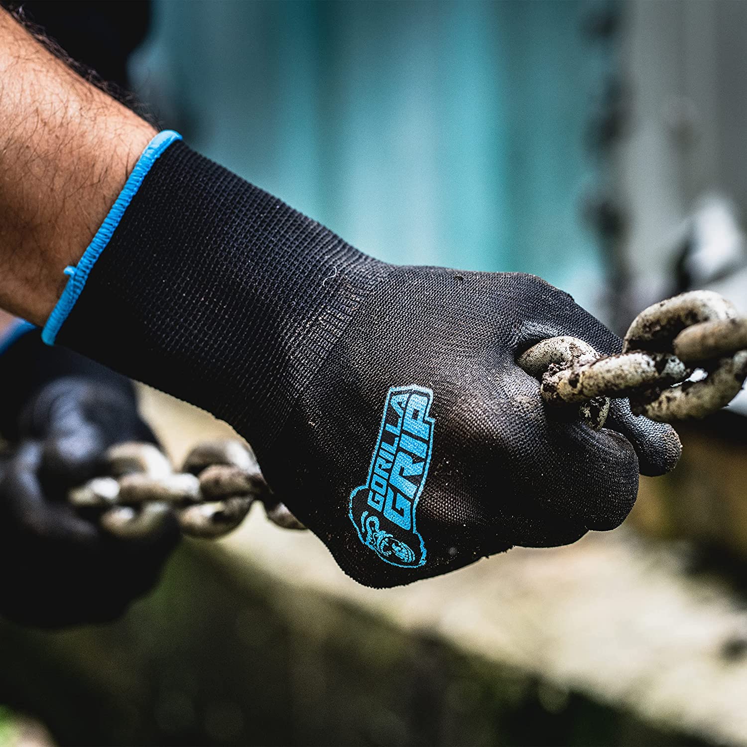 Heywood Gorilla Grip Gloves in wet and oily settings for reliable protection