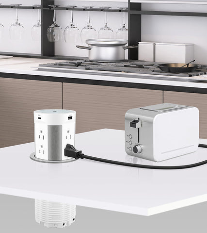 HEZI automatic retractable design closes flush into the counter