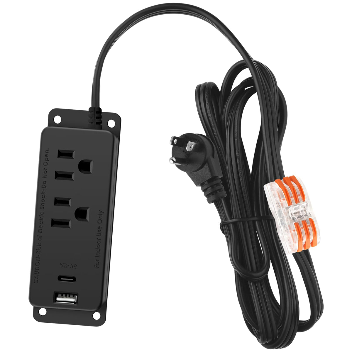 HEZI gun safe power outlet kit compact design for discreet installation.
