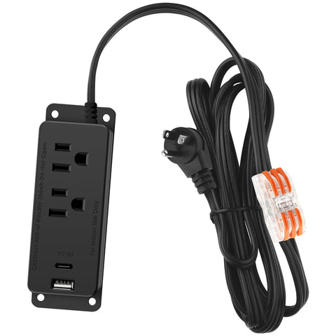 HEZI gun safe power outlet kit compact design for discreet installation.