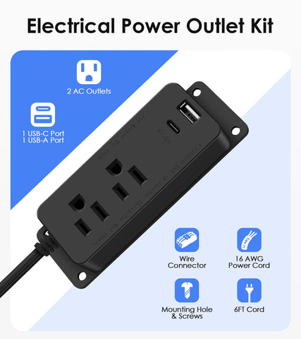 HEZI gun safe power outlet kit includes pre wired connector for easy installation.