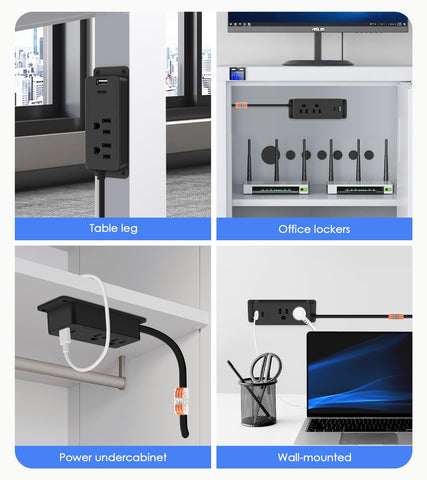 HEZI gun safe power outlet kit supports multiple safe accessories for flexible use.