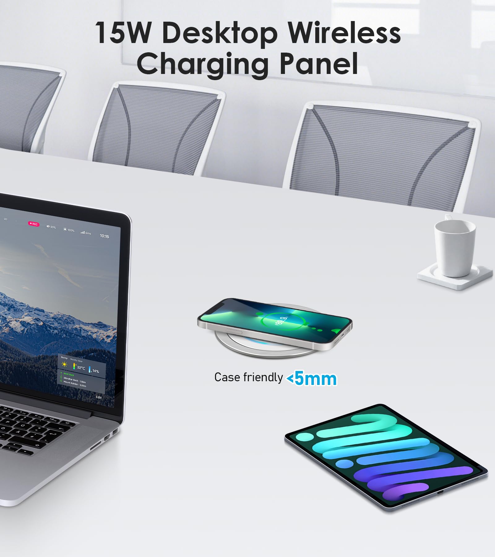 HEZI 8-outlet extension provides abundant sockets for busy workspace