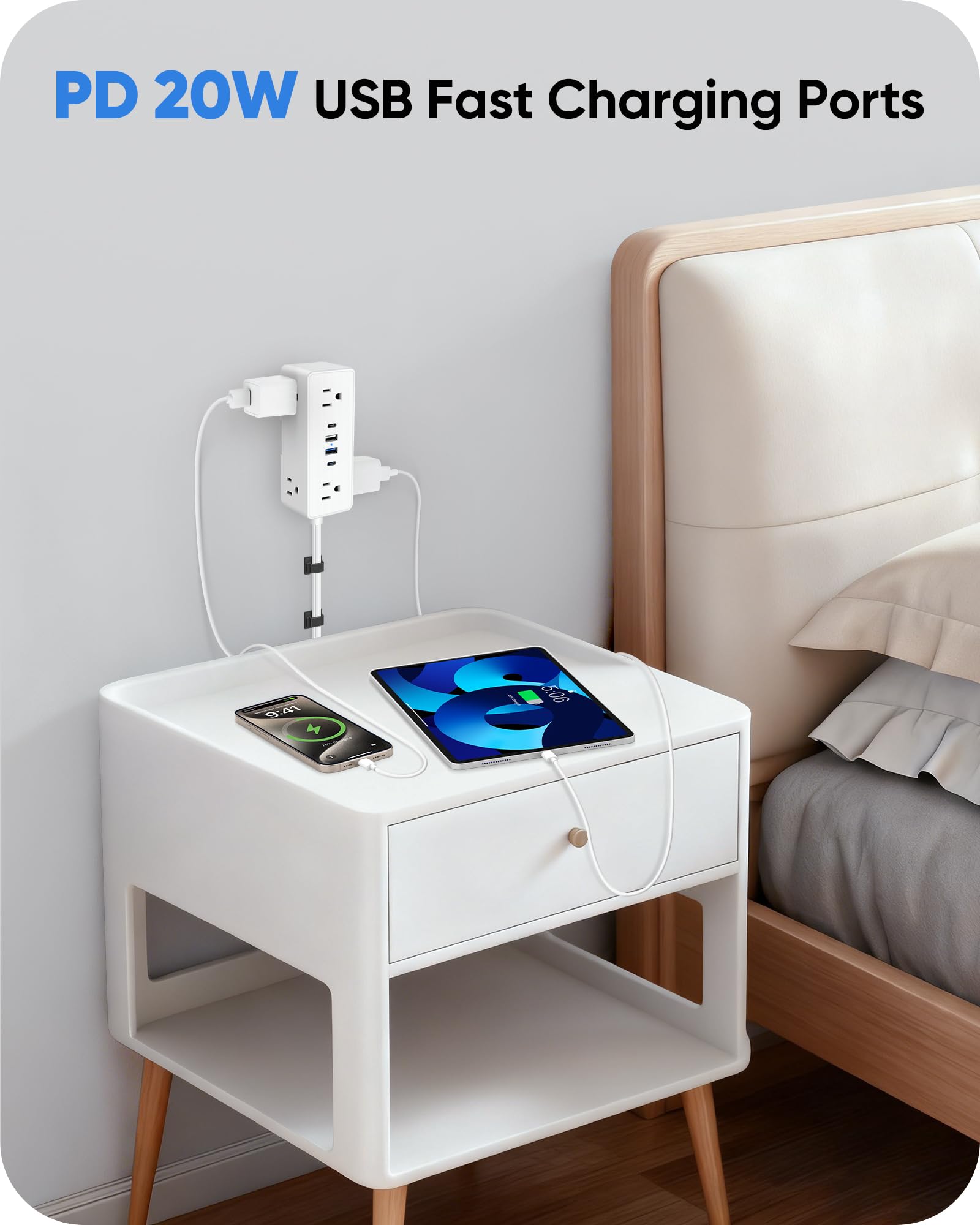HEZI wall-mount hardware and clips enable secure installation