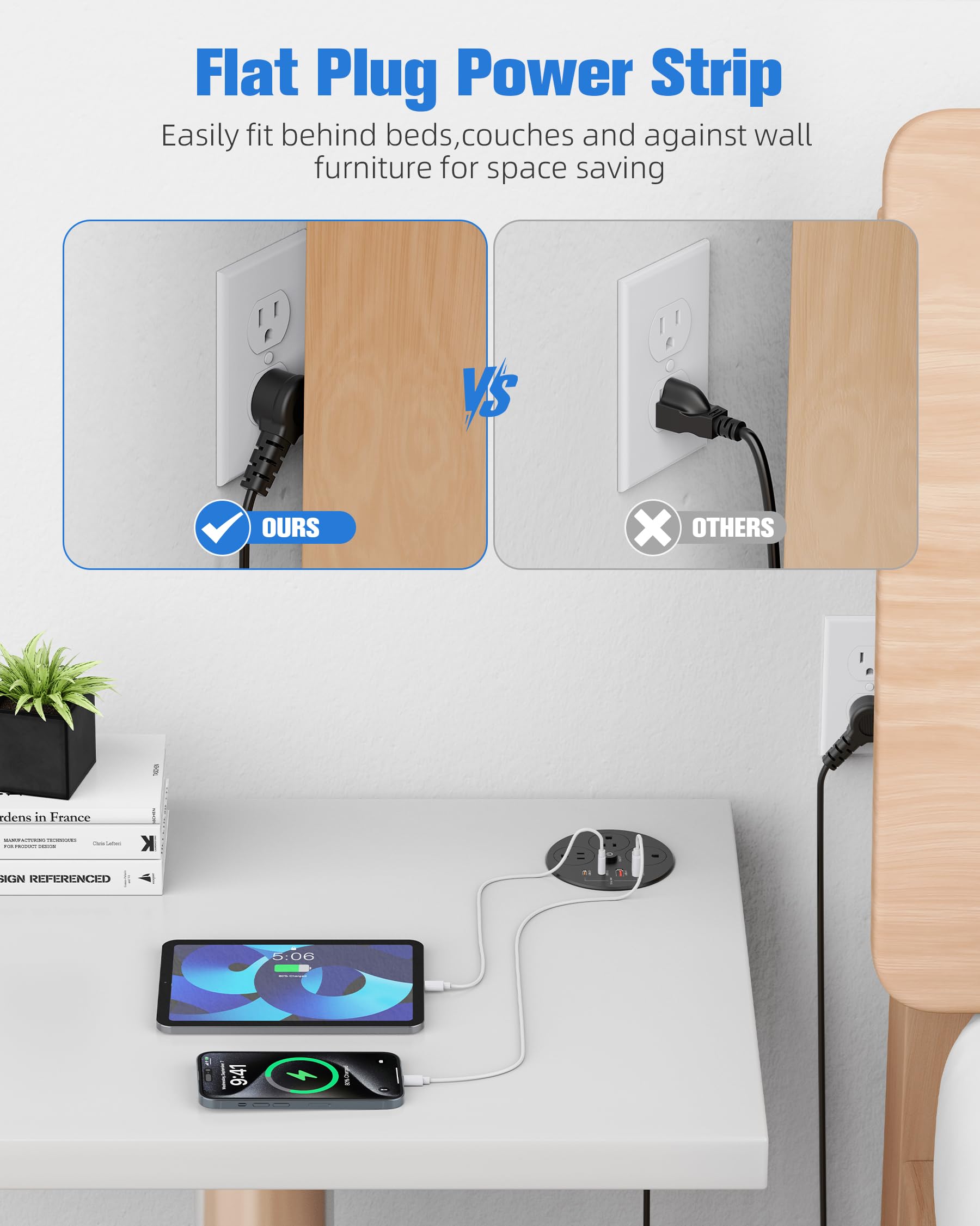 HEZI safety features provide surge protection for a safer workspace.