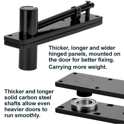 HFCENXIE wide compatibility demonstrates dimensions for various installations
