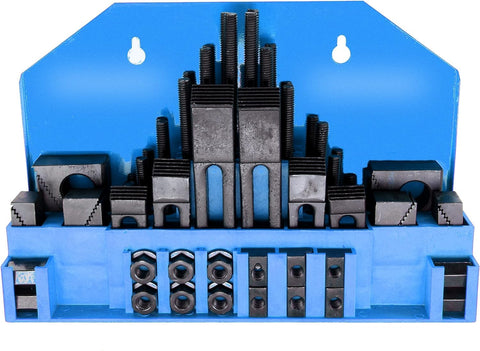 HFS 58-piece 5/8 T-slot clamp set for Bridgeport mills