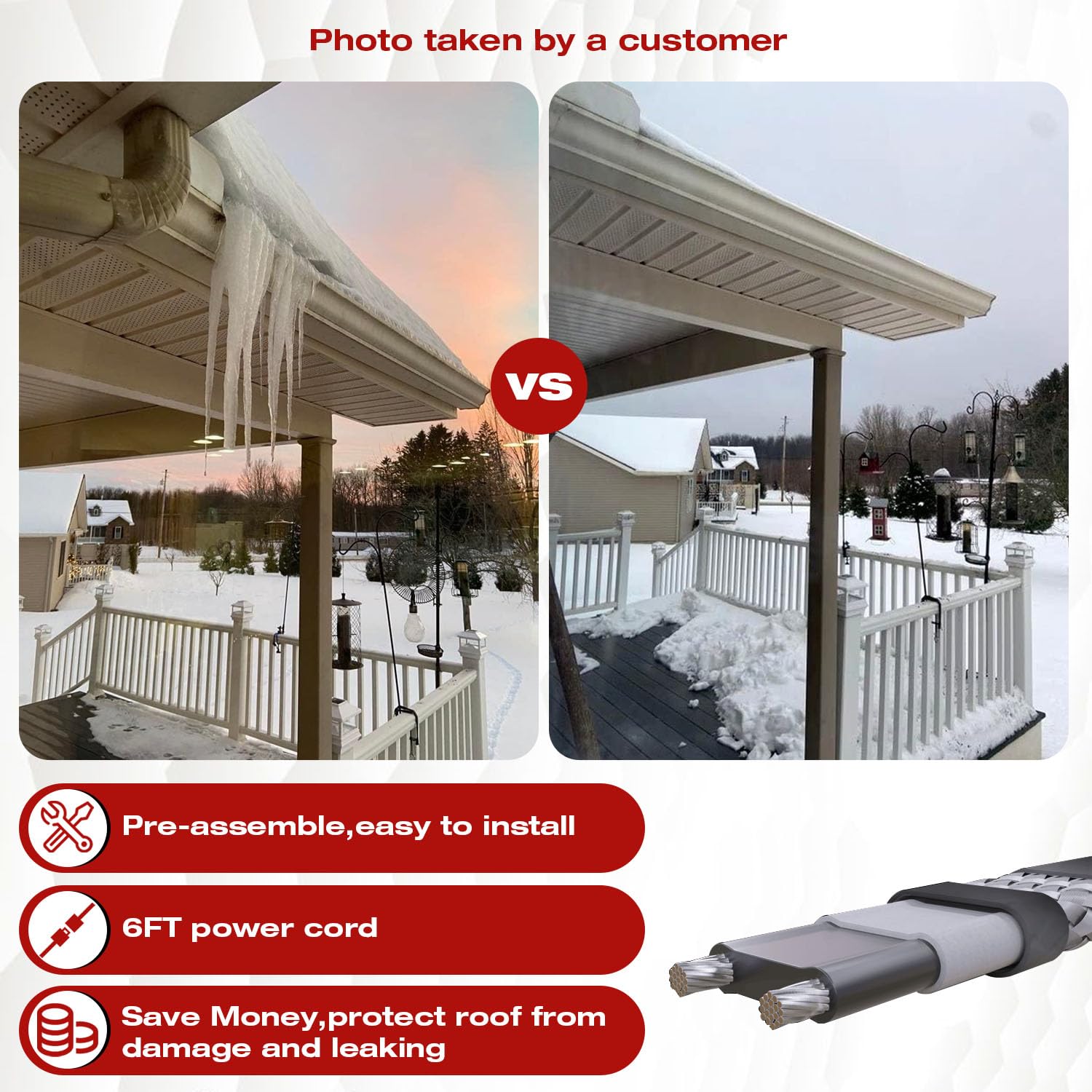 H&G Lifestyles durable construction with polyolefin insulation for harsh winters.