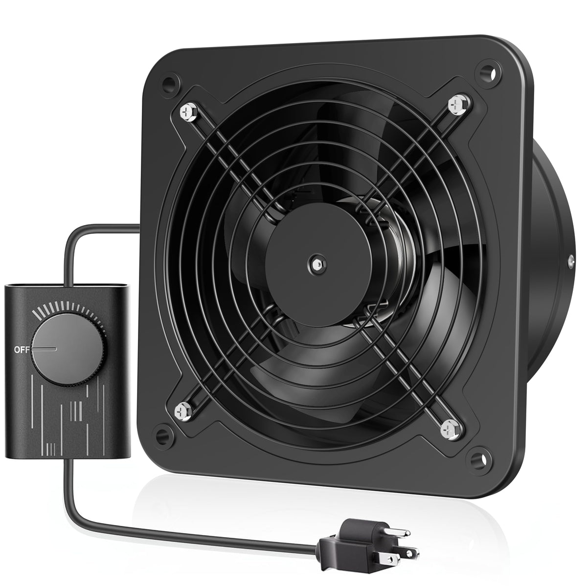 HG Power 8in exhaust fan assembly built for durable, versatile ventilation