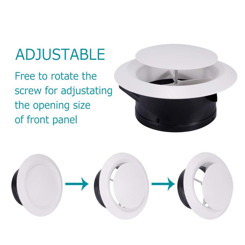 HG Power adjustable diffuser center lets you direct airflow