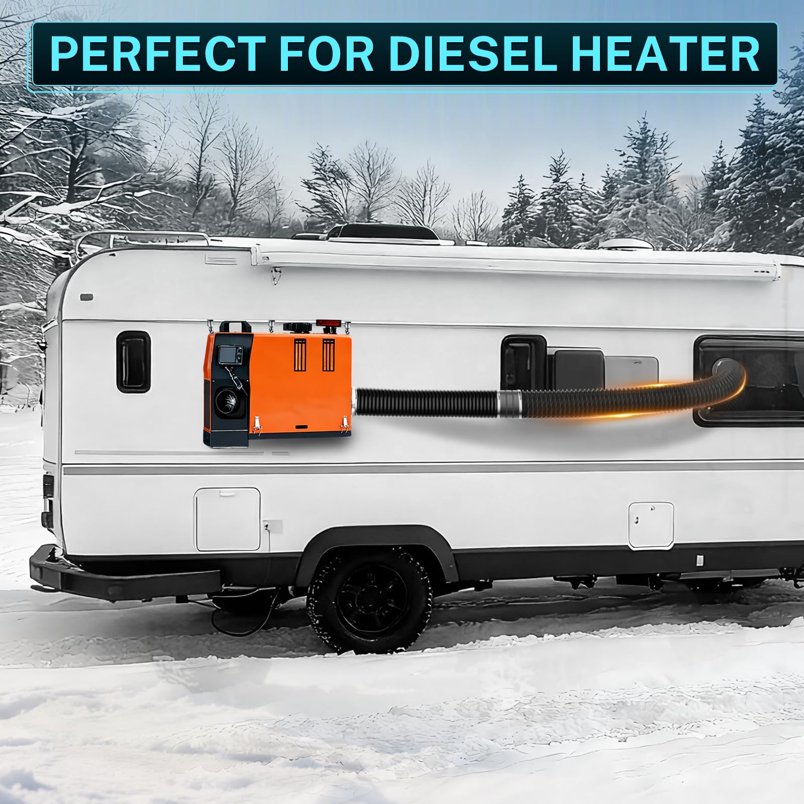 HG Power versatile duct supports venting for vehicles, campers, and ship cabins.