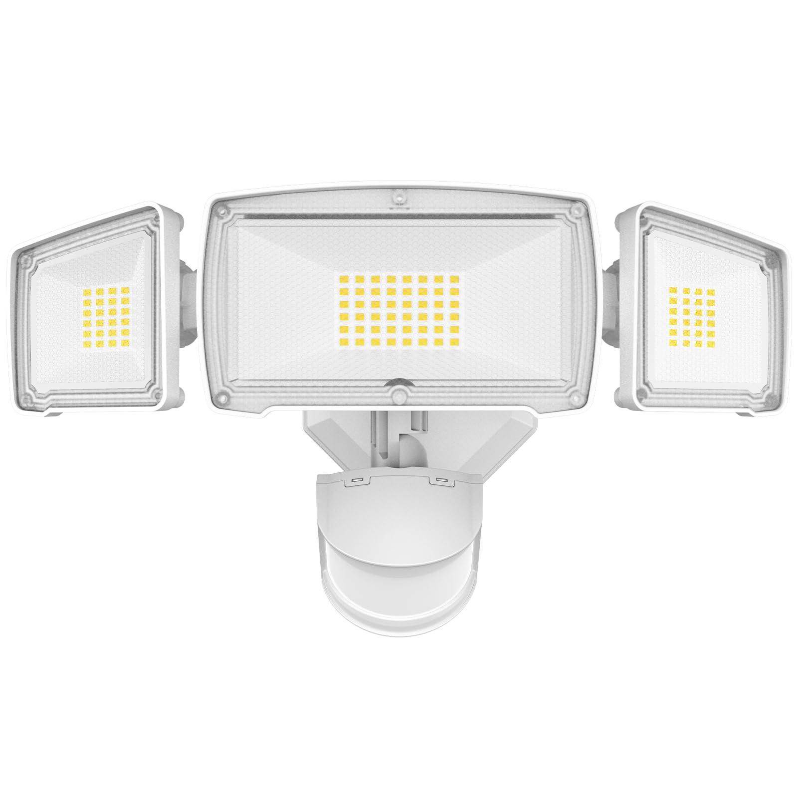 HGGH motion sensor outdoor lights front view, added security at night.