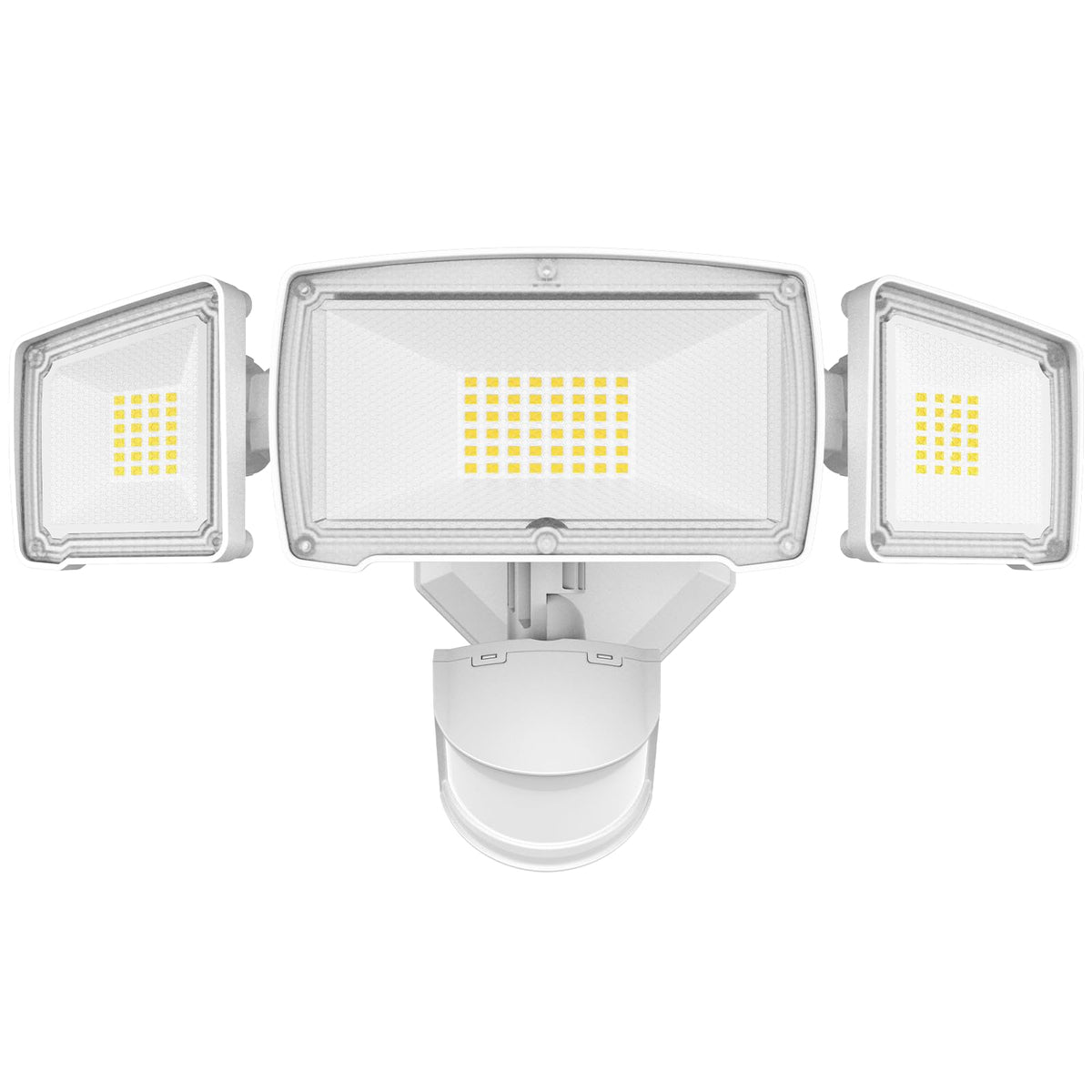 HGGH motion sensor outdoor lights front view, added security at night.