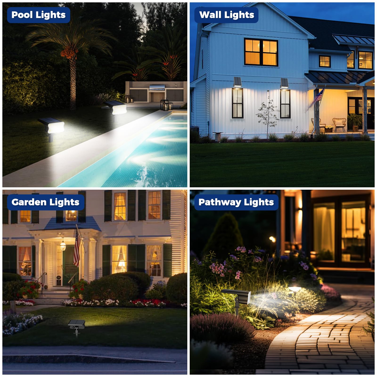 HGGH wall-mountable outdoor light providing downward illumination