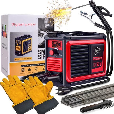 HGNVGZ MMA-250A portable design enables easy outdoor welding projects.