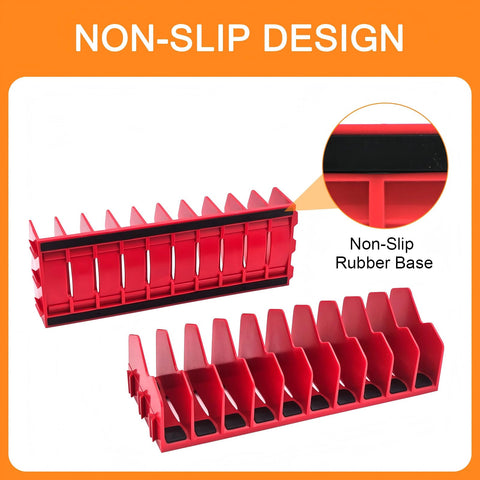 HGSKEO non-slip base keeps tools steady during transport.