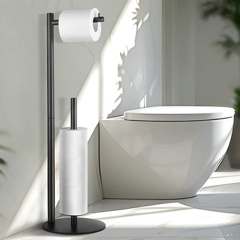 HHAOLUDUO 4-roll capacity keeps rolls ready for family use.