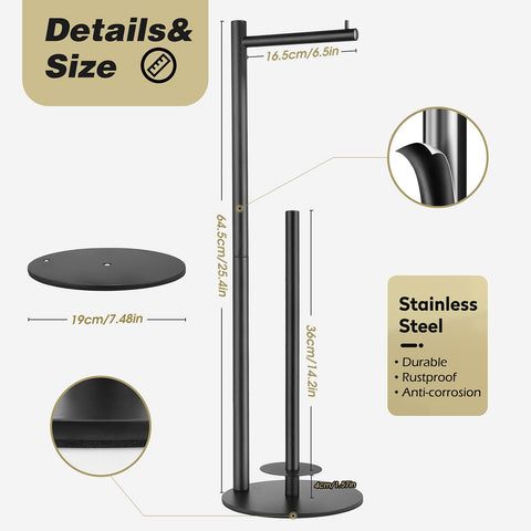 HHAOLUDUO moisture-protective shelf keeps rolls dry in damp bathrooms.