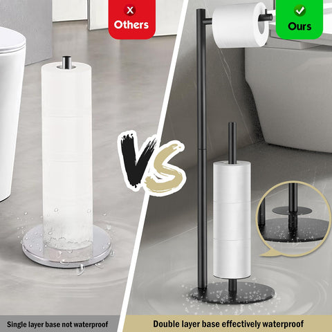 HHAOLUDUO sturdy base with non-slip pads protects floors during movement.
