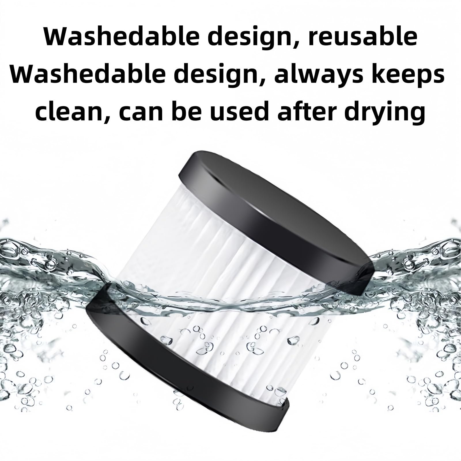 HHLZDHH durable, washable HEPA filter material for repeated use.