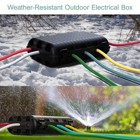 H Hunlee outdoor box hanging design allows wall or tree mounting