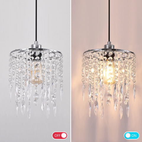 Hi-ERA chandelier shade kitchen and hallway elevates decor with sparkling patterns.