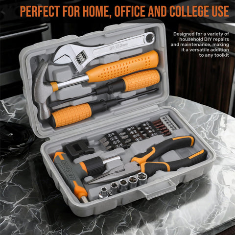 Hi-Spec beginner-friendly toolkit suitable for home car and office repairs