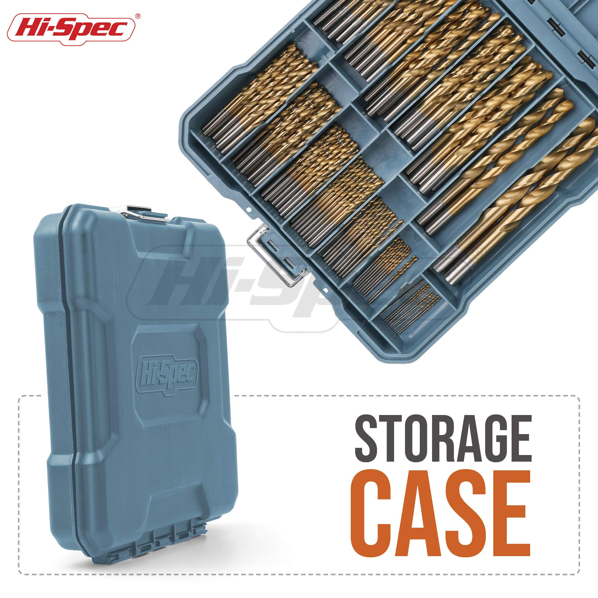 Hi-Spec 1/16 to 3/8 inch bits for common drilling tasks.