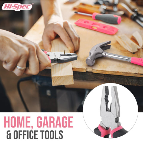 Hi-Spec pink screwdrivers set supports precise screwdriving projects.
