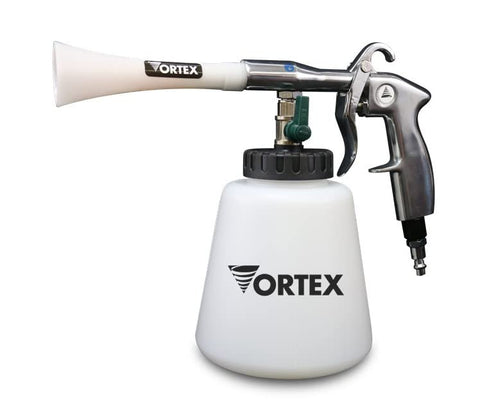 HI-TECH Vortex I front view shows the air cleaning gun for powerful interior cleaning