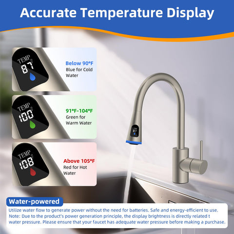 Hibbent adapter collection ensures compatibility with Moen, American Standard, Delta, and Kohler faucets.