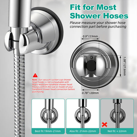 Hibbent adjustable height wall mount illustrating customizable shower spray height