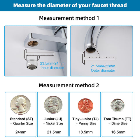 Hibbent aerator with a big rotation angle reaches every corner of the sink.
