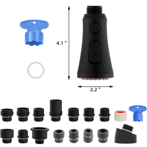 Hibbent aerator removal tool included for easy maintenance