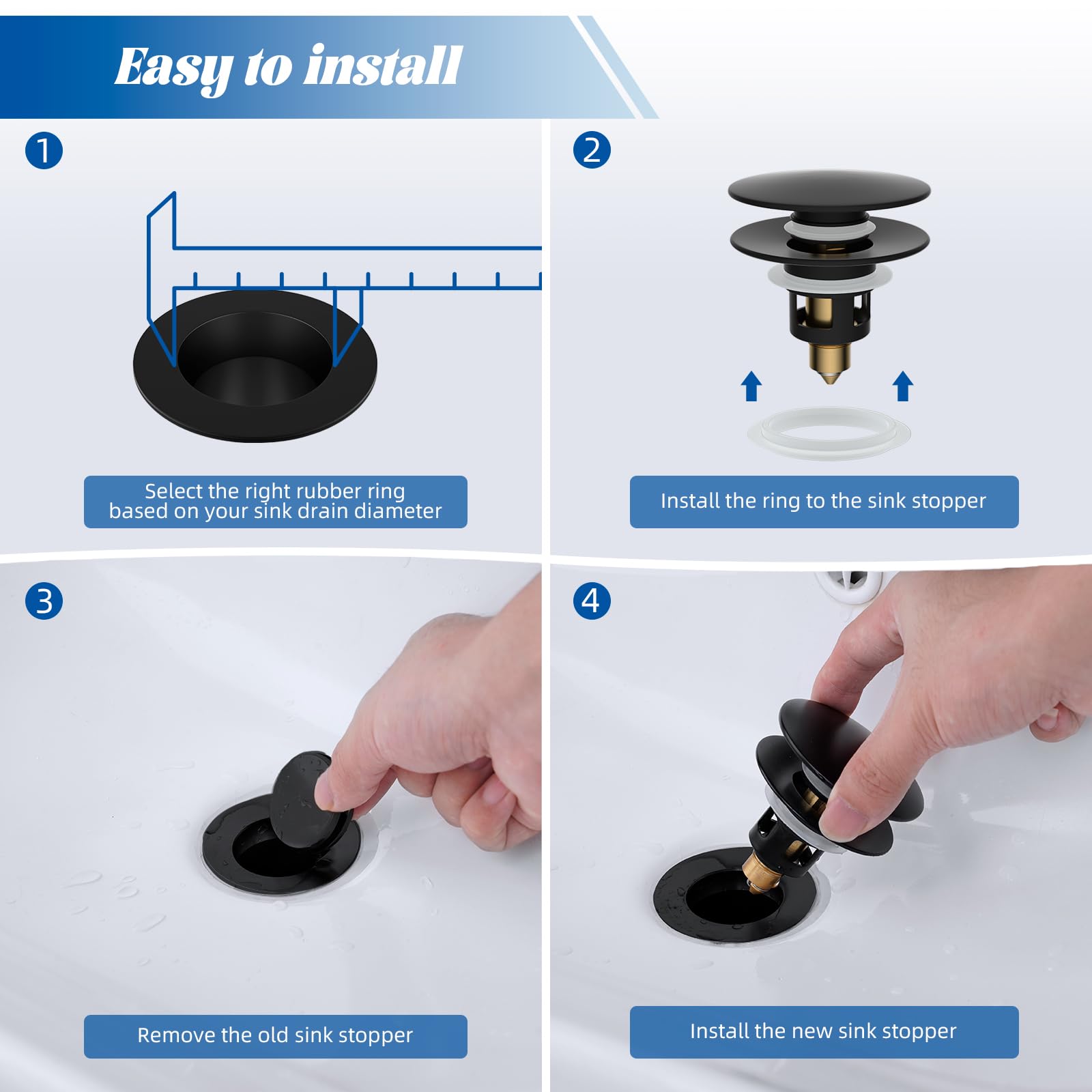 Hibbent packaging with extra O-rings ensures secure fit