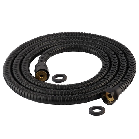 Hibbent all-metal shower hose 90-inch with corrosion-resistant stainless steel for lasting performance.