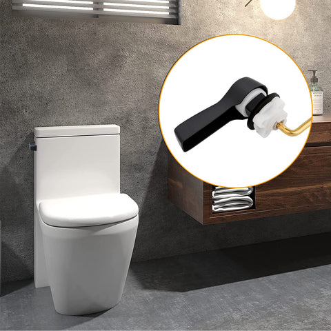 Hibbent oil-bronze finish adds classic style to any toilet.