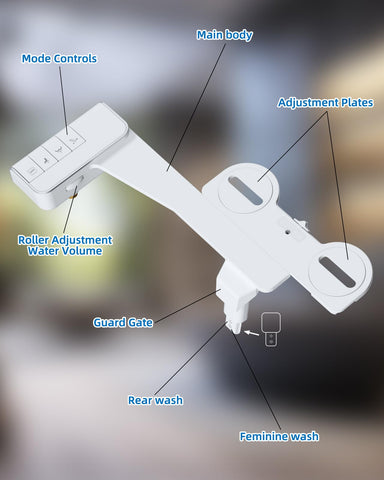 Hibbent bidet includes all components for quick setup