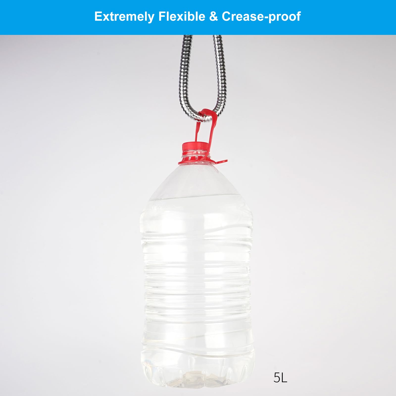 Hibbent durable metal shower hose designed for long-term daily use