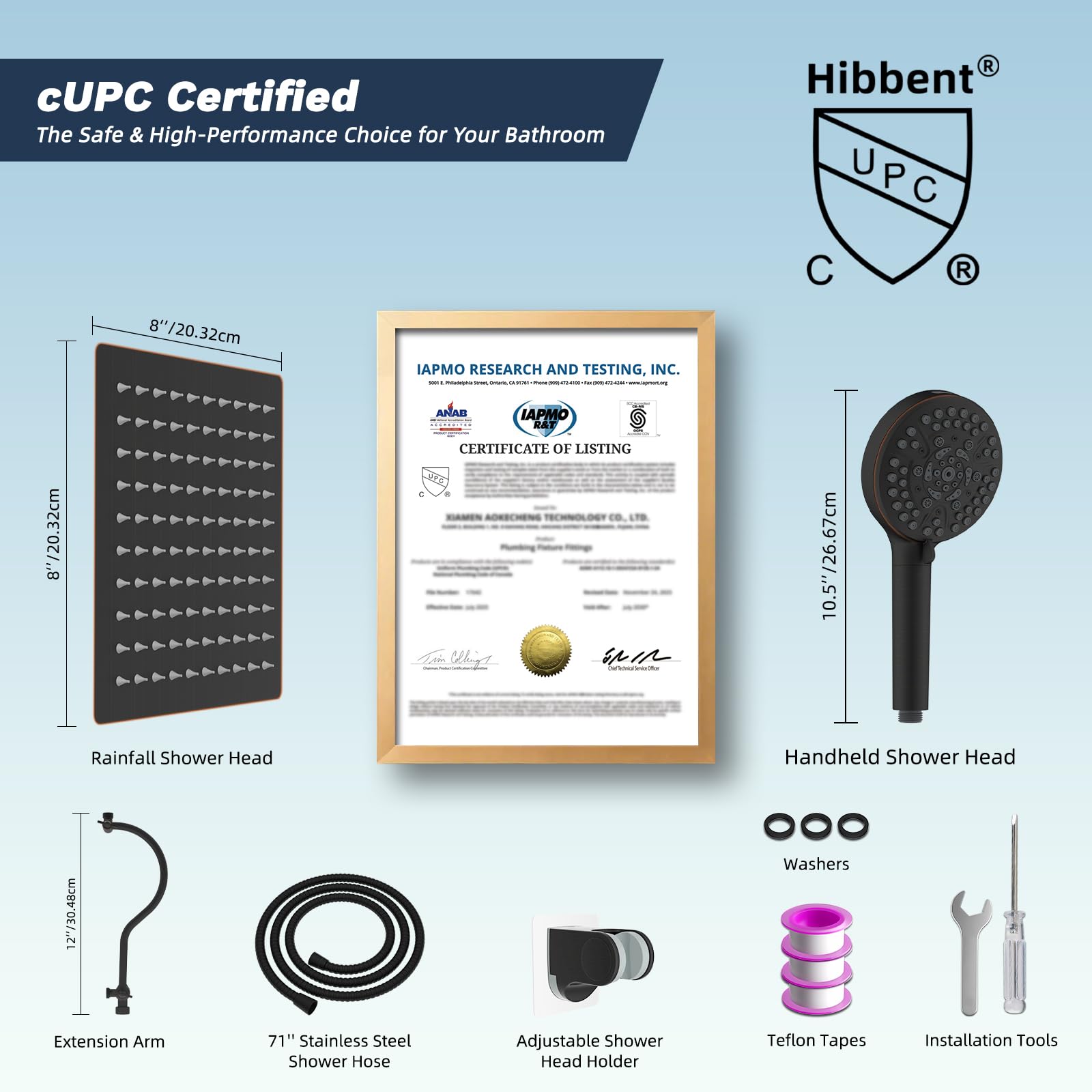 Hibbent brass swivel ball connector enables precise angle control
