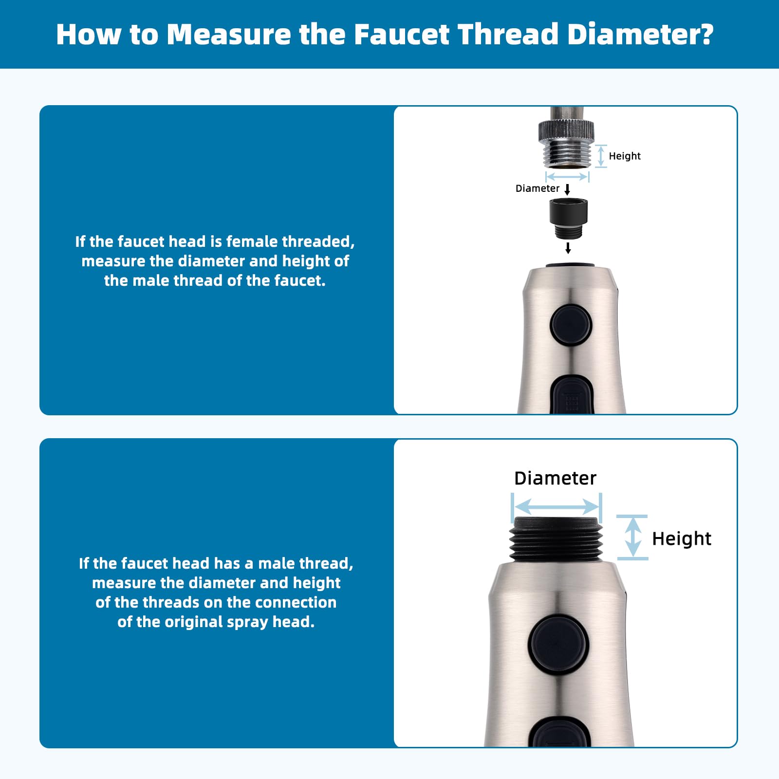 Brushed nickel finish resists fingerprints for a cleaner look.