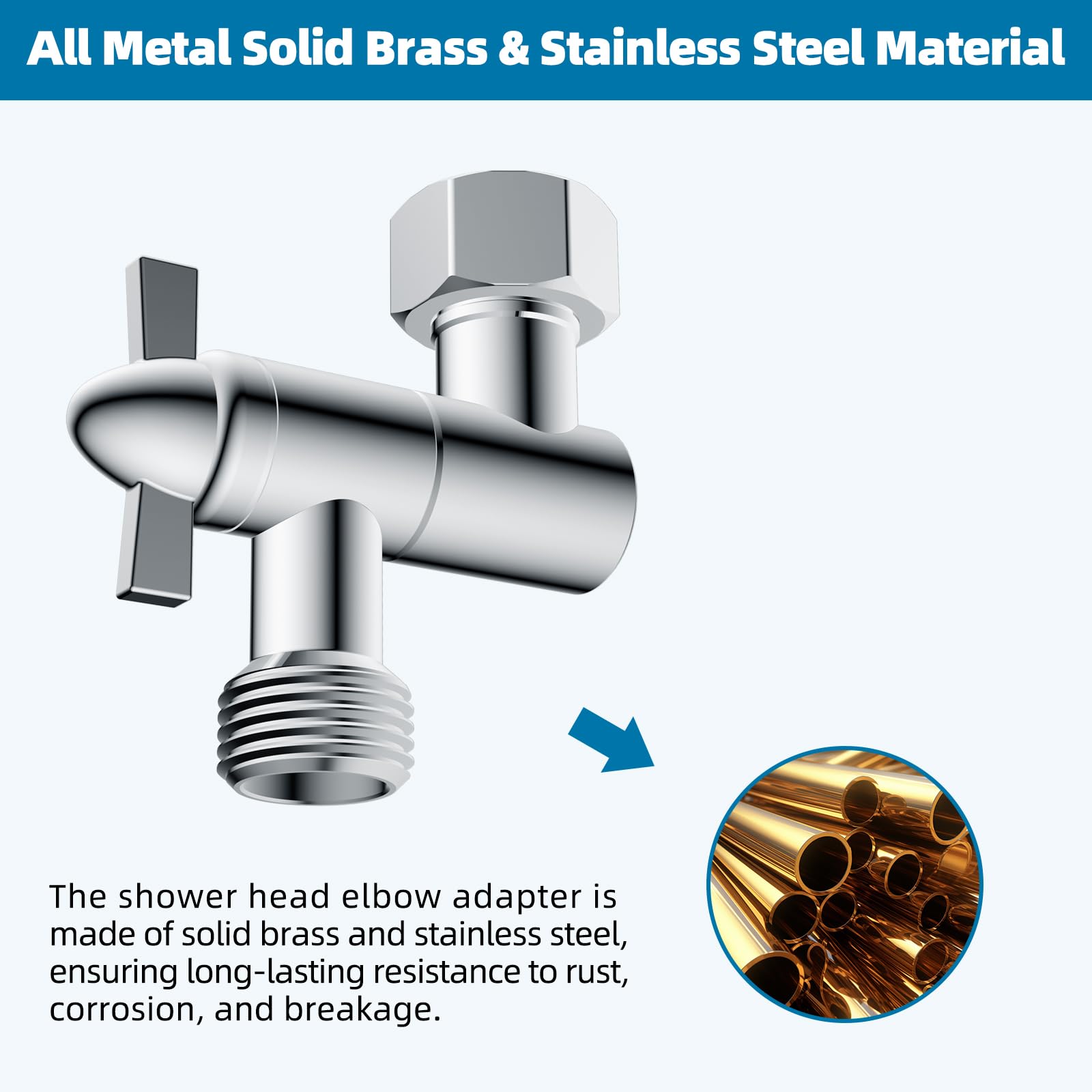 Hibbent chrome finish resists corrosion while matching modern bathroom fixtures.