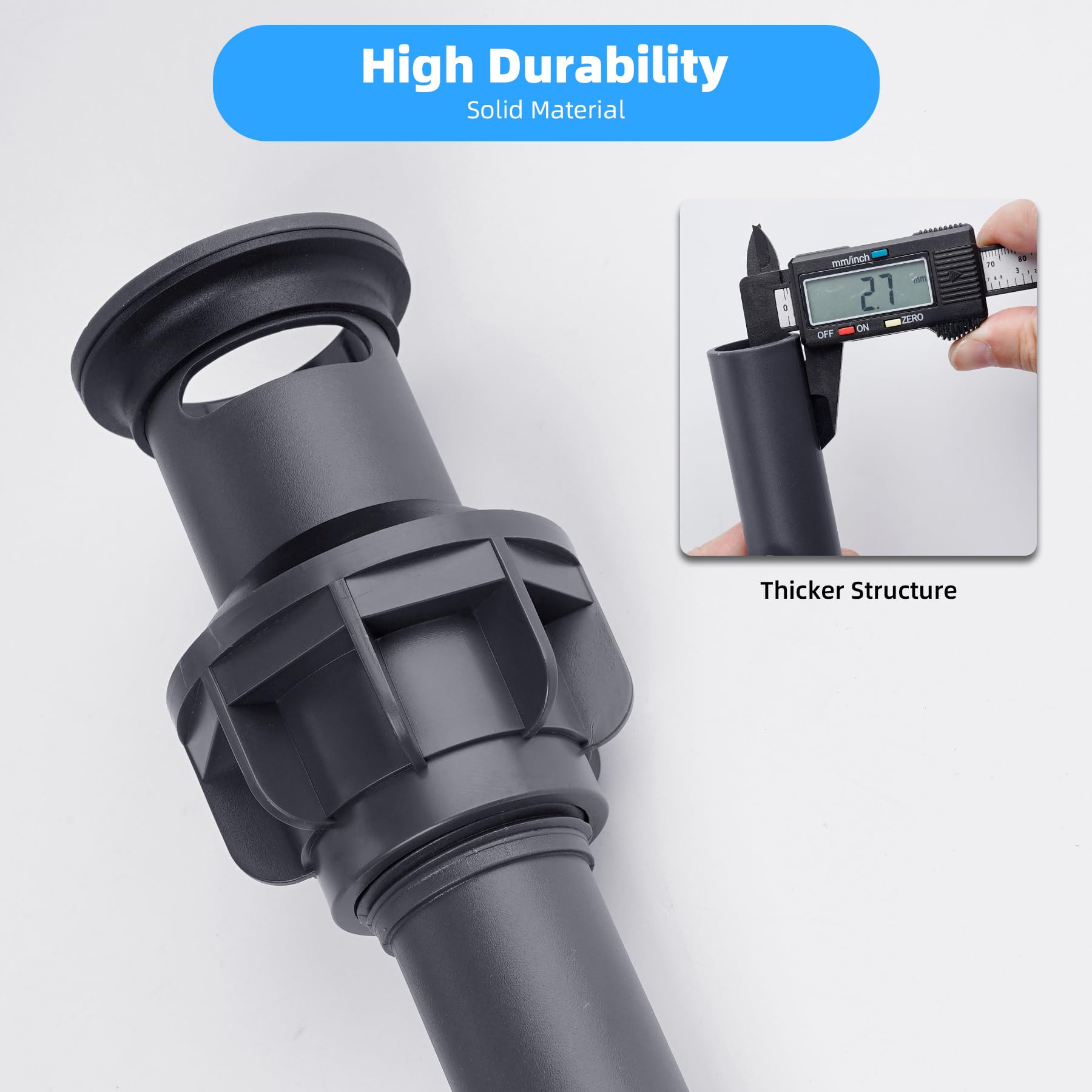 Hibbent durable ABS and rubber construction