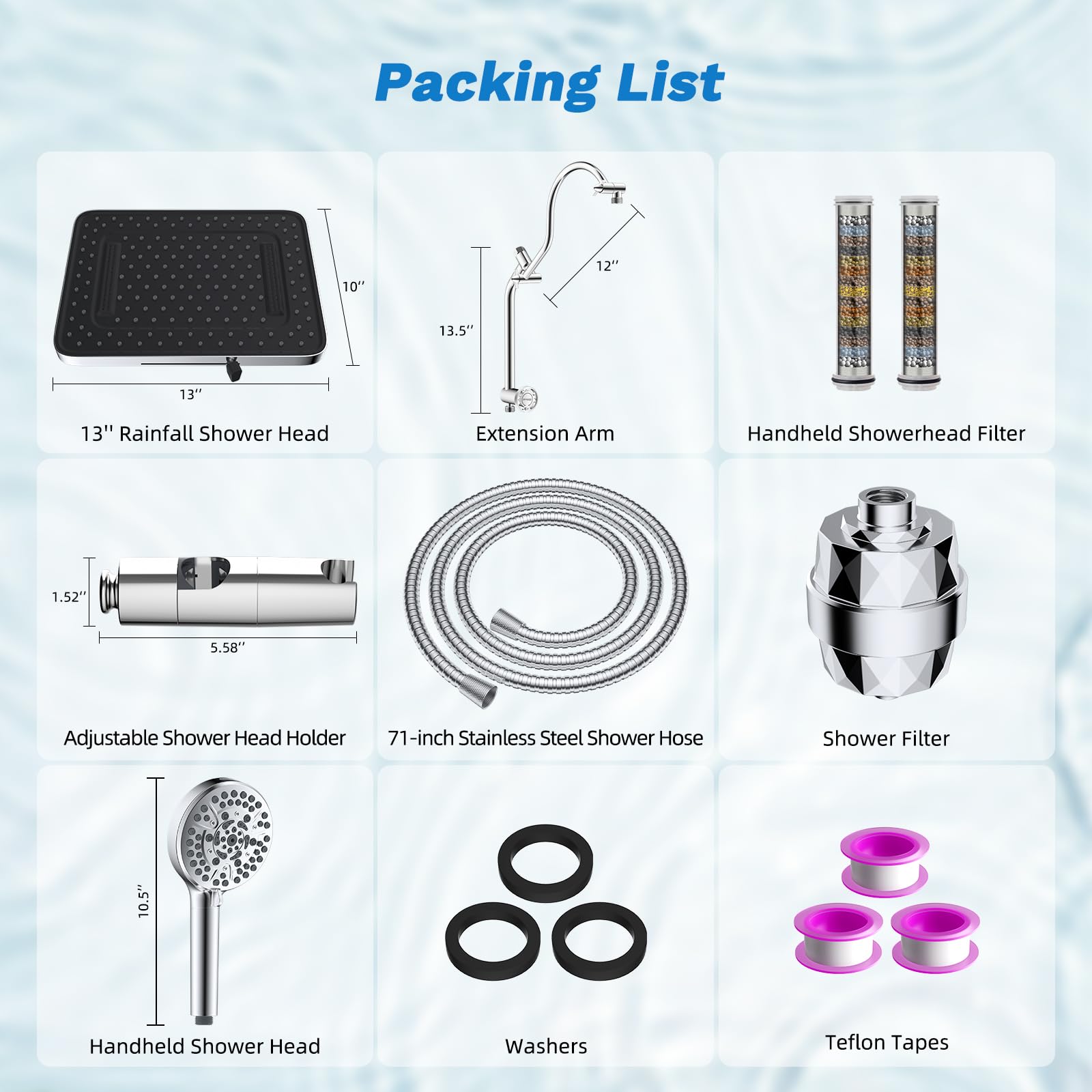 Hibbent durable all-metal components resist leaks and wobbling.