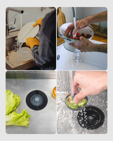 Hibbent easy-clean PP basket, waterproof and oil-resistant