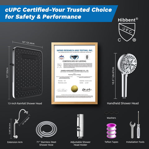 Easy-install kit with hardware and setup instructions.