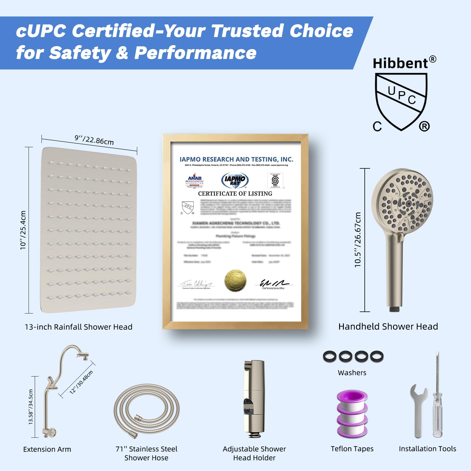 Hibbent includes all hardware and clear instructions for quick DIY installation.